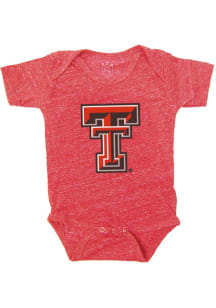 Little King Texas Tech Red Raiders Baby Red Baby Graphic Short Sleeve One Piece