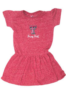 Little King Texas Tech Red Raiders Toddler Girls Red Primary Logo Short Sleeve Dress