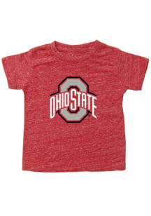 Little King Ohio State Buckeyes Toddler Red Primary Logo Short Sleeve T-Shirt