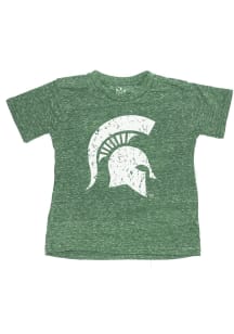 Little King Michigan State Spartans Toddler Green Primary Logo Short Sleeve T-Shirt