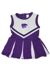 Little King K-State Wildcats Toddler Girls Purple Tackle Sets Cheer Dress
