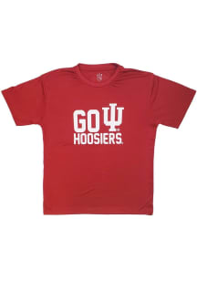 Little King Indiana Hoosiers Youth Cardinal Team Chant Short Sleeve T-Shirt