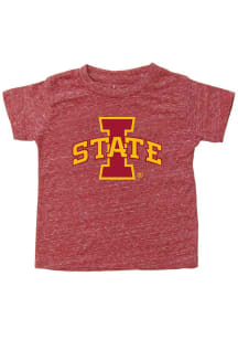 Little King Iowa State Cyclones Toddler Cardinal Knobby Short Sleeve T-Shirt