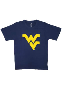 Little King West Virginia Mountaineers Toddler Navy Blue Primary Logo Short Sleeve T-Shirt