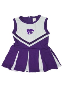 Little King K-State Wildcats Baby Purple Tackle Sets Cheer Dress