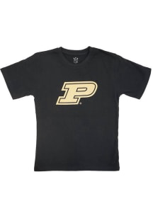 Little King Purdue Boilermakers Youth Black Primary Logo Short Sleeve T-Shirt