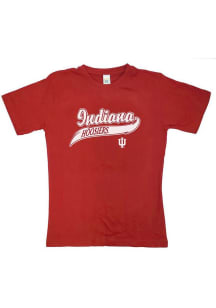 Little King Indiana Hoosiers Youth Cardinal Mascot Short Sleeve T-Shirt