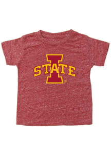 Little King Iowa State Cyclones Toddler Cardinal Knobby- Cy Short Sleeve T-Shirt