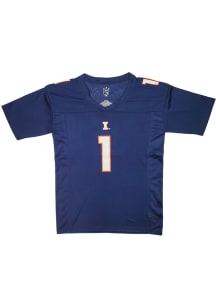 Little King Illinois Fighting Illini Youth Navy Blue Game Day Football Jersey