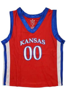 Little King Kansas Jayhawks Toddler Red Dazzle 00 Jersey Basketball Jersey