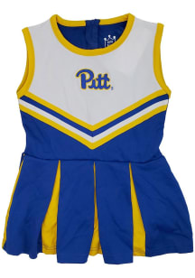 Little King Pitt Panthers Toddler Girls Blue Tackle Sets Cheer Dress