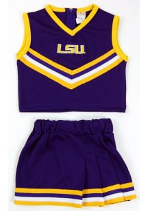 Little King LSU Tigers Girls Purple Logo Set Cheer