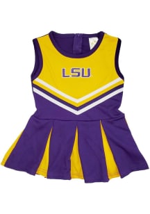 Little King LSU Tigers Toddler Girls Purple Tackle Sets Cheer Dress