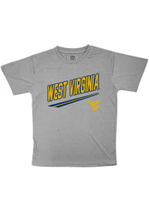 Little King West Virginia Mountaineers Youth Grey Logo Short Sleeve T-Shirt