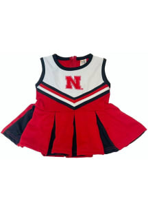 Little King Nebraska Cornhuskers Toddler Girls Red Tackle Sets Cheer Dress