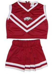Little King Arkansas Razorbacks Girls Cardinal Tackle Set Cheer
