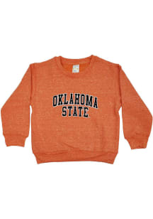 Little King Oklahoma State Cowboys Toddler Orange Knobby Long Sleeve Crew Sweatshirt