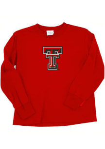 Little King Texas Tech Red Raiders Toddler Red Mascot Long Sleeve T-Shirt
