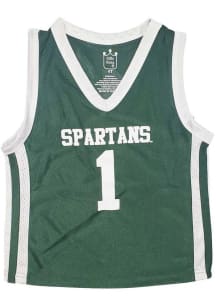 Little King Michigan State Spartans Toddler Green Full Court Jersey Basketball Jersey