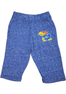 Little King Kansas Jayhawks Baby Blue Knobby Bottoms Sweatpants