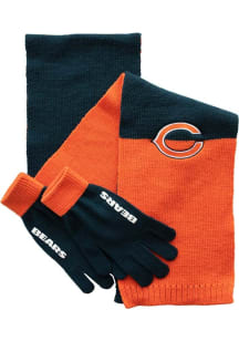 Chicago Bears Colorblock Glove Set Womens Scarf
