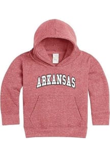 Little King Arkansas Razorbacks Youth Cardinal Knobby Arch Long Sleeve Hoodie