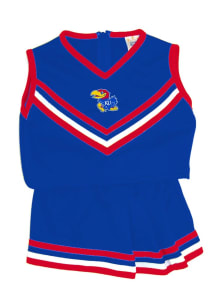 Little King Kansas Jayhawks Toddler Girls Royal Blue Mascot Sets Cheer