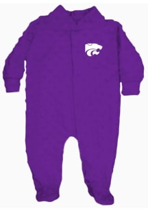 Little King K-State Wildcats Baby Purple Cuddle Bubble Loungewear One Piece Pajamas