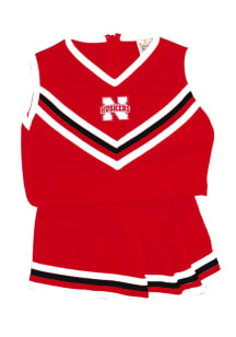 Little King Nebraska Cornhuskers Toddler Girls Red Logo Sets Cheer