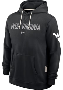 Nike West Virginia Mountaineers Mens Black Sideline Fade Long Sleeve Hoodie