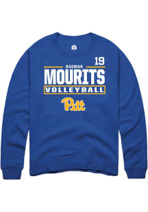 Dagmar Mourits Pitt Panthers Mens Blue NIL Stacked Box Player Crew