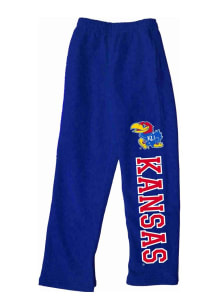 Little King Kansas Jayhawks Toddler Blue Mascot Bottoms Sweatpants