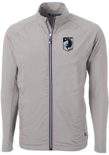Cutter and Buck Minnesota United FC Mens Grey Adapt Eco Medium Weight Jacket