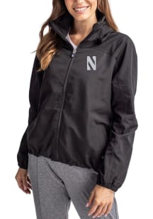 Cutter and Buck Northwestern Wildcats Womens Purple Charter Eco Light Weight Jacket