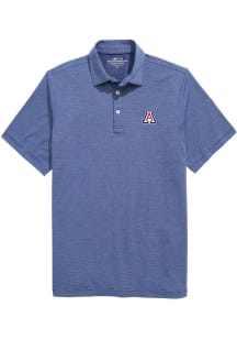 Vineyard Vines Arizona Wildcats Mens Navy Blue St. Jean Short Sleeve Fashion Polo