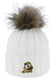 LogoFit Oregon Ducks White Alps Womens Knit Hat