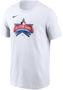 Nike Chicago Cubs White 2027 All-Star Game Logo Short Sleeve T Shirt