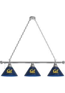 Cal Golden Bears 3 Shade Silver Billiard Lamp