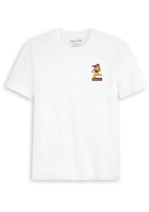 Class Trip Arizona State Sun Devils White Grateful Dead Skull Number One Design Short Sleeve T Shi..