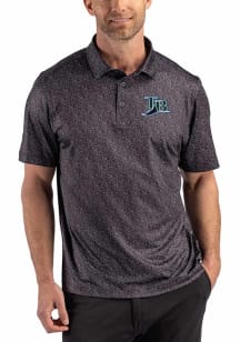 Cutter and Buck Tampa Bay Rays Black Cooperstown Pike Fern Big and Tall Polo