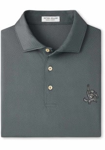 Peter Millar Cincinnati Bearcats Mens Charcoal Hugo Short Sleeve Fashion Polo