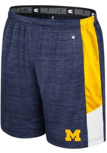 Colosseum Michigan Wolverines Youth Navy Blue Stiglar Shorts