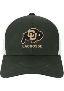 Colorado Buffaloes Lacrosse Mid Pro Trucker Adjustable Hat - Black