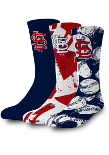 St Louis Cardinals ISlide iSlide Primary Mens Crew Socks