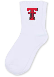 Texas Tech Red Raiders Lettuce Hem Baby Quarter Socks