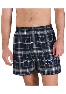 Concepts Sport Penn State Nittany Lions Mens Navy Blue Ultimate Boxer Shorts