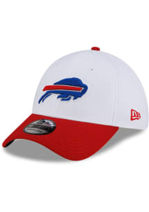 New Era Buffalo Bills Mens White Diamond Era 39THIRTY Flex Hat