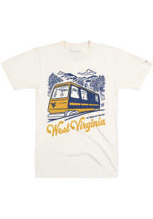 Homefield West Virginia Mountaineers Natural 50 Years of PRT Short Sleeve Fashion T Shirt