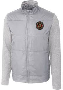 Cutter and Buck Atlanta United FC Mens Grey Stealth Light Weight Jacket