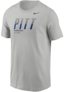 Nike Pitt Panthers Ash Shift Legend Short Sleeve T Shirt
